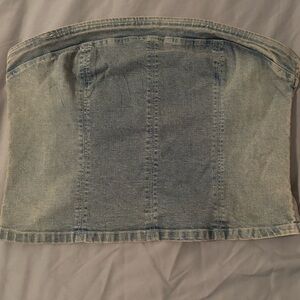Denim Tube Top